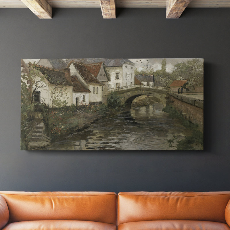 Série paysage - DCC XXXIX - Toile tendue avec châssis - Prêt à accrocher, H 20 po x l 40 po