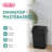 Sterilite 7.8 Gallon SwingTop Kitchen Wastebasket Trash Can, Black (6 Pack)