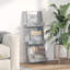 Wood Free Standing Magazine Rack-338352440