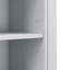 Armoire de salle de bain H 68 po avec panier à linge inclinable Fleurine-1885802804
