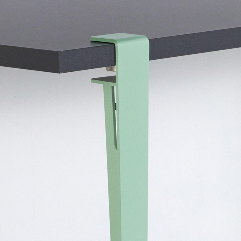 Ferro Beech Dining Table, 75cm H x 60cm L x 120cm W, Anthracite, Mint