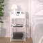 Table de chevet 1 tiroir blanche-111566077