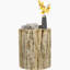 Table d'appoint décorative en bois avec finition grain de bois HOMcom