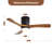 42 Inch Ceiling Fan With Light, Matte Black - Dimmable 3-Color LED, 1/4/8H Timer, Silent For Bedroom-1021671923-1021671885