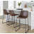 Duke Fixed-Height Counter Stool with Zig-Zag Stitching-305783230-305783224
