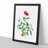 Pomegranate Tree Branch by Pierre-Joseph Redoute - Picture Frame Painting Print-55601480-55601481