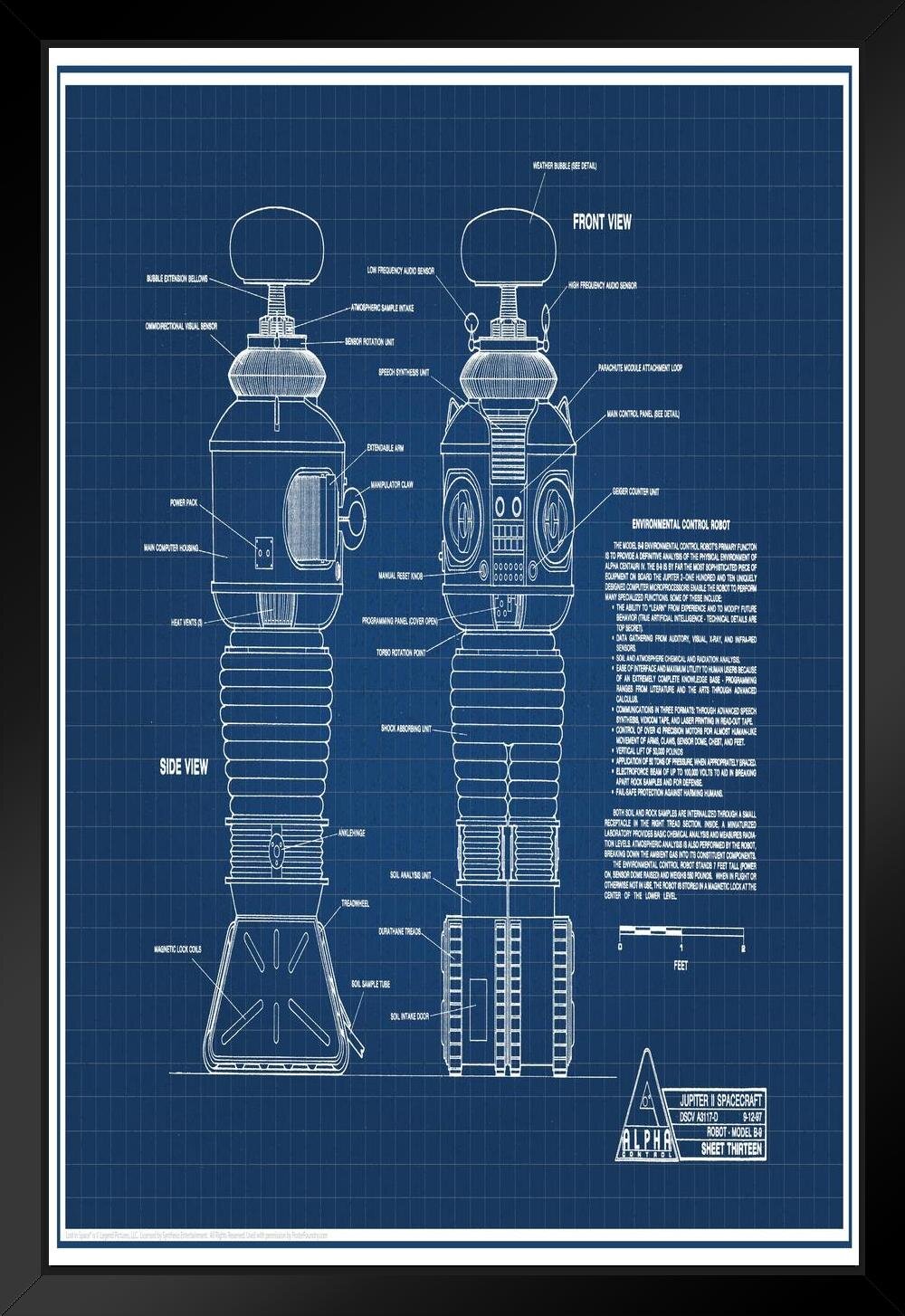 Houston the Space Robot - Printable Art