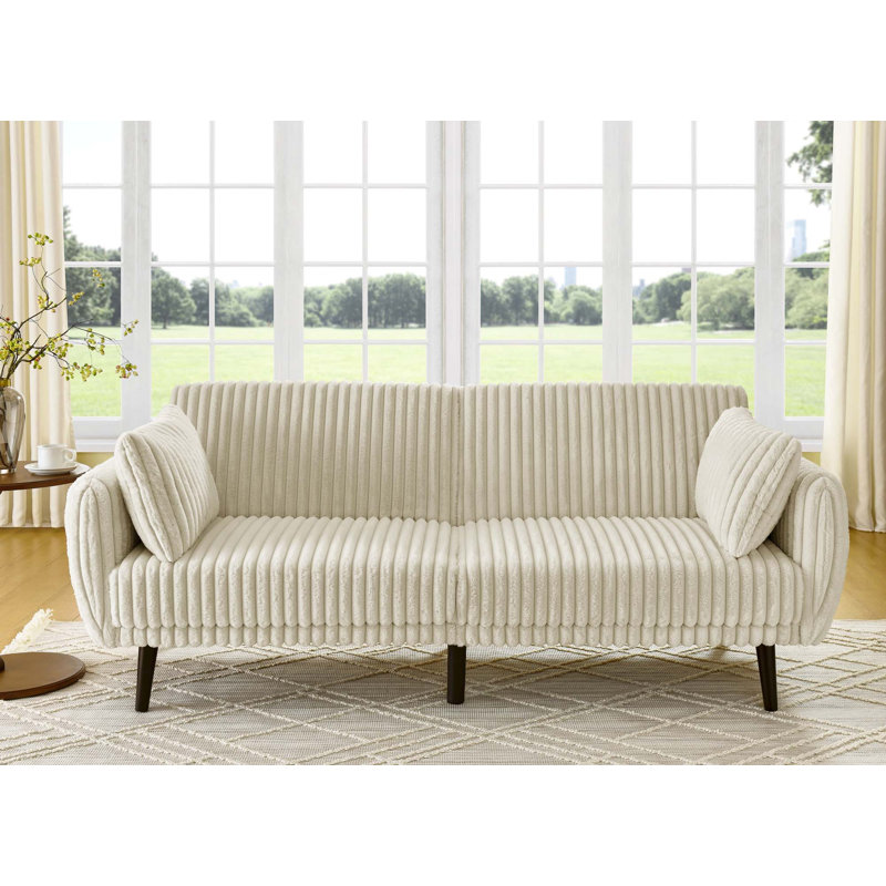 Lanerkirk Futon, Beige Corduroy