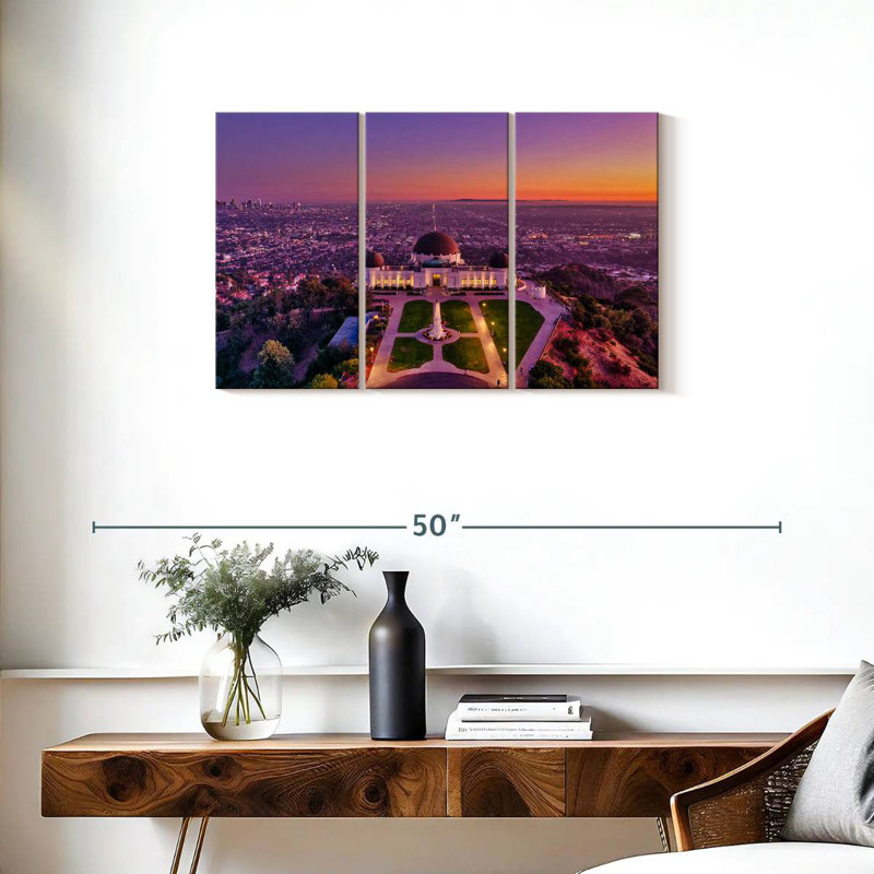 Sireci Griffith Observatory, 20" H x 33" W