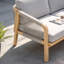 Ensemble de sièges d'extérieur en bois d'acacia 6 places-133876377