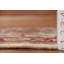 Floral Wool Ivory Oushak Indian Rug 3x5
