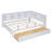 Wooden Full Size Daybed With 2 Drawers, Storage Shelf & USB Charging Port-1612662806-1612662800
