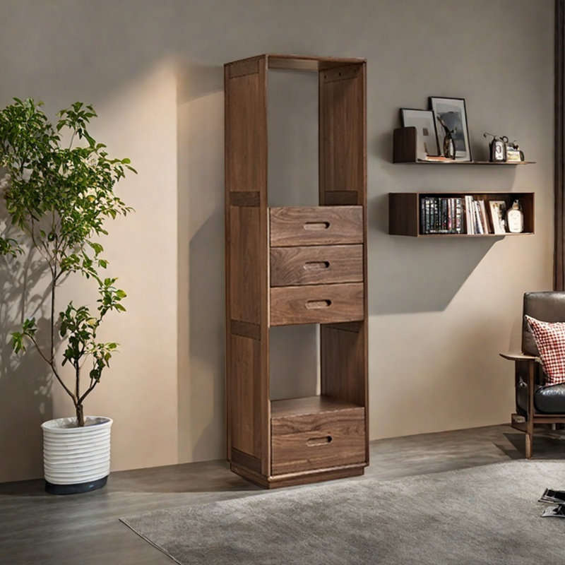 Light luxury solid wood bookcase