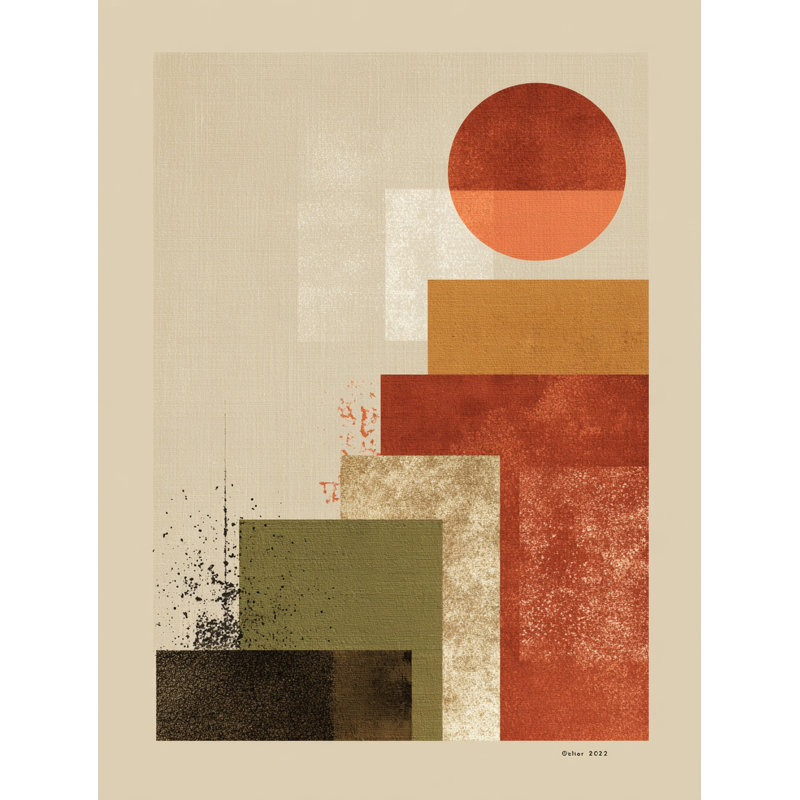 Sunset Steps-Wrapped Canvas Wall Art