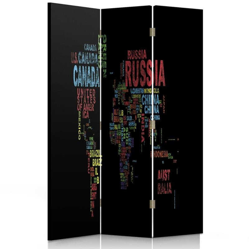 Abbiegale Folding Room Divider, 3, 110cm H x 150cm W x 2.2cm D