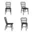 Ensemble repas d'extérieur sophistiqué 7 pièces pour 6 personnes toutes saisons | Patio et jardin, sans chaises d'assemblage