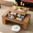 Lift Top Coffee Table with Hidden Storage, Wooden Rectangle Center Table for Home Living Room Office, Oak