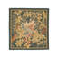 Hand-Knotted High-Quality Cream and Green Area Rug