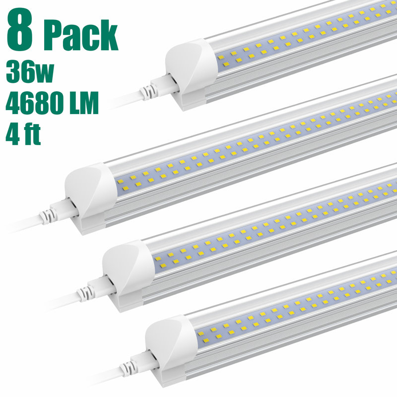 4' LED Flush Mount Light, 8