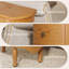 Table de bout avec station de charge, table d'appoint étroite avec 2 tiroirs, table d'appoint en bois pour le salon-367224554