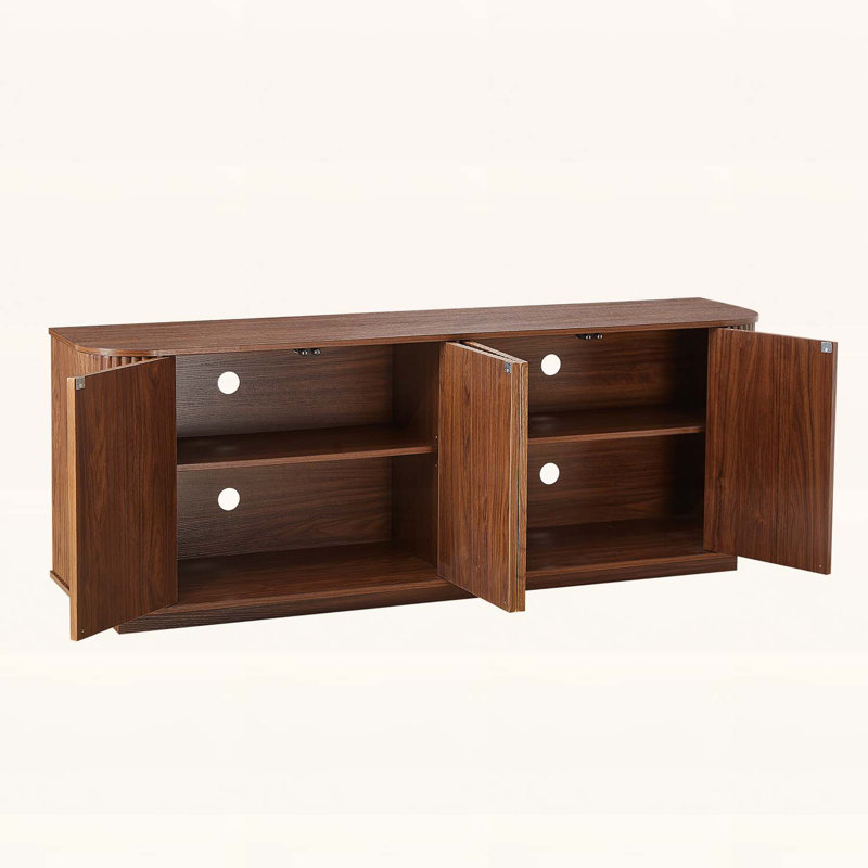 Buffet Cabinet for Multiple Room Use, Walnut