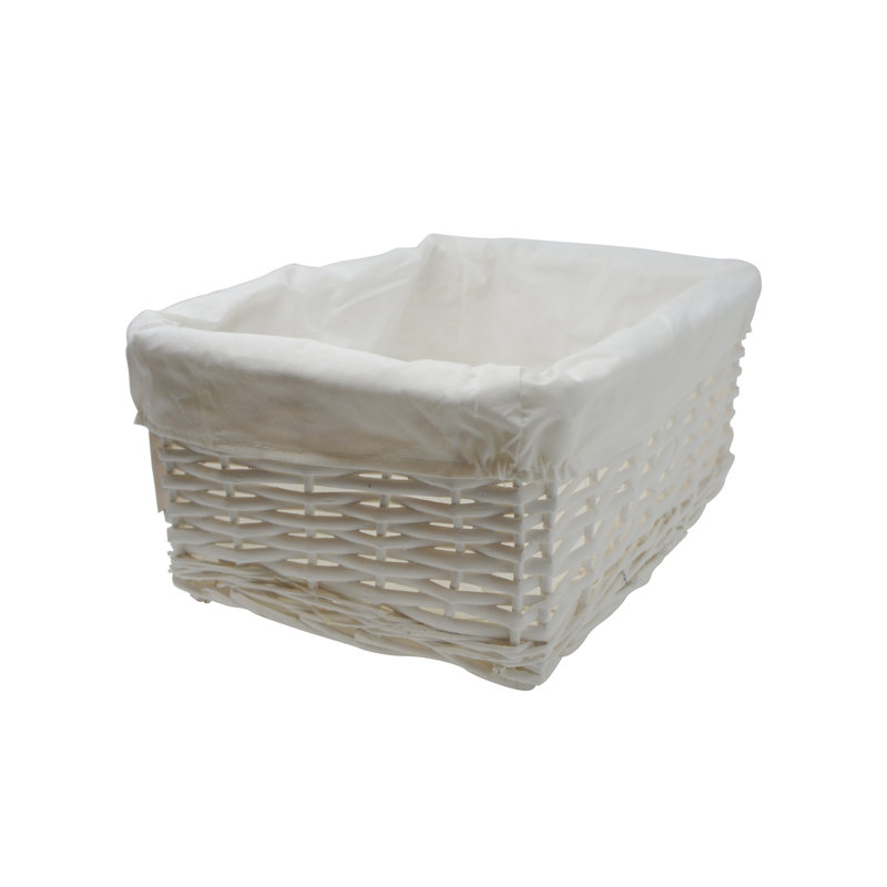 Wicker Laundry Basket, Medium (15cm H x 36cm W x 25cm D)