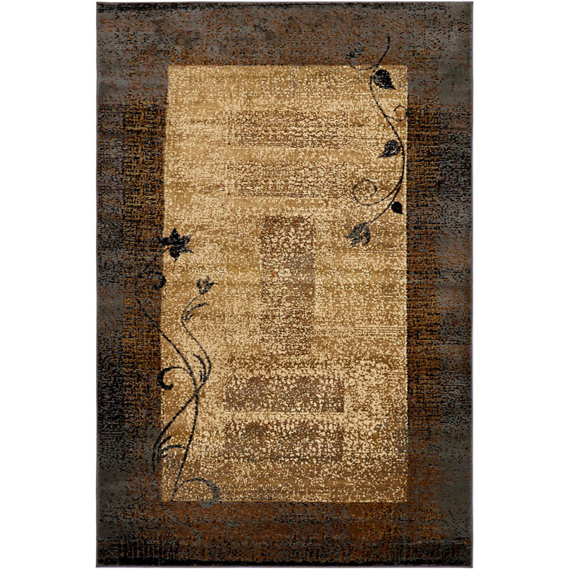 Tapis beige / brun Apex, Rectangle 5 pi 3 po x 8 pi
