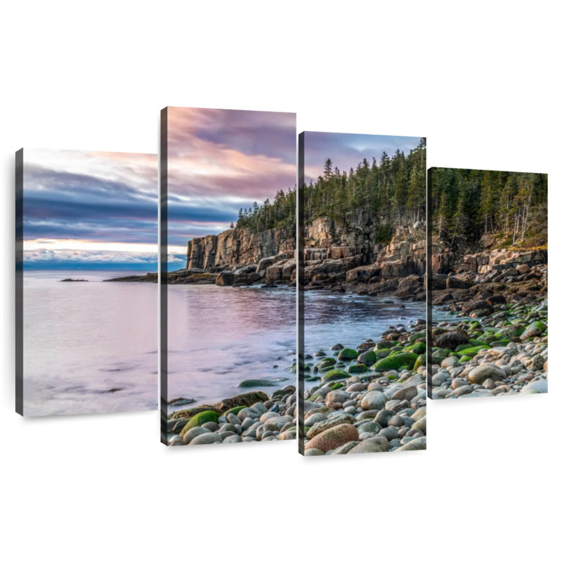 Gillard Otter Cliffs At Dawn, 54" H x 84" W