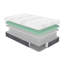 Matelas hybride 12 po avec mousse viscoélastique imprégnée de gel et thé vert-1613887579