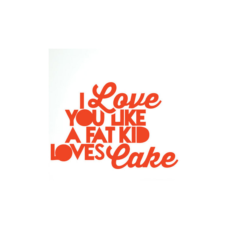 Non-Wall Damaging Wall Decal, Orange, Large