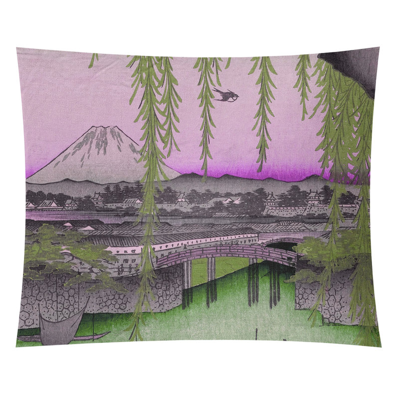 Tapisserie murale bridge yatsumi Macintyre, H 107,5 po x l 91 po, Rose