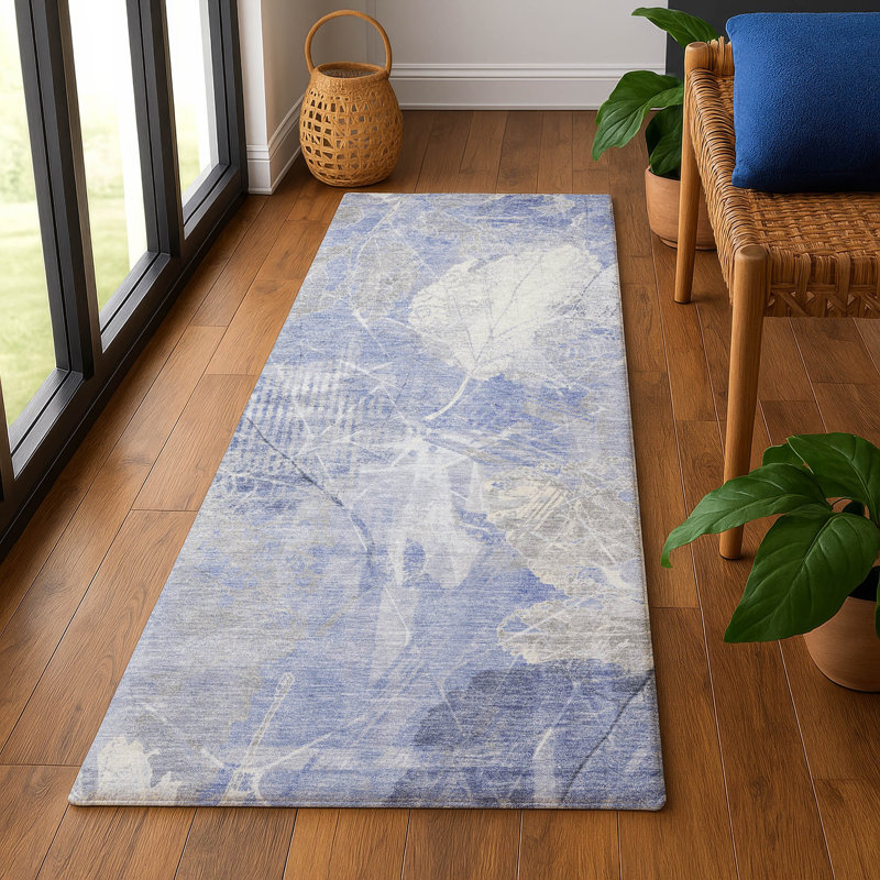 Premium Machine Washable Chelston AMF1850 Floral Rug, Runner 2'3" x 7'6"
