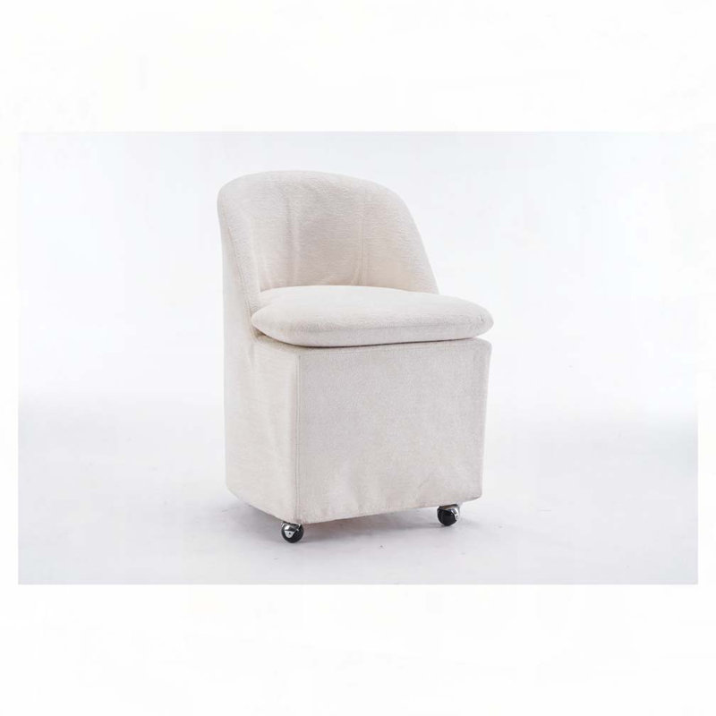 Fauteuil en chenille avec roues universelles, Beige