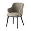 Foyer Upholstered Armchair with Wooden Base-483787170-506373472