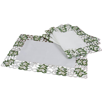 Récapitulatif de 18" nappe brodés Salley
