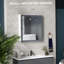 Armoire de rangement de salle de bain murale, armoire à pharmacie, armoire de salle de bain moderne avec miroir