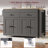 74.5 Inch Kitchen Island With Extendable Dining Table ,Wheels With Spice Rack And 2 Drawers-349422835-349422838