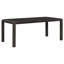 Ensemble de table de salle à manger vintage extensible pour 4 à 6 personnes avec 4 chaises rembourrées et 1 banc