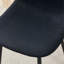 Chaise noire à haute résilience - Pieds en métal pour un confort durable de 4 chaises modernes au look sophistiqué-1746172972-1746172970