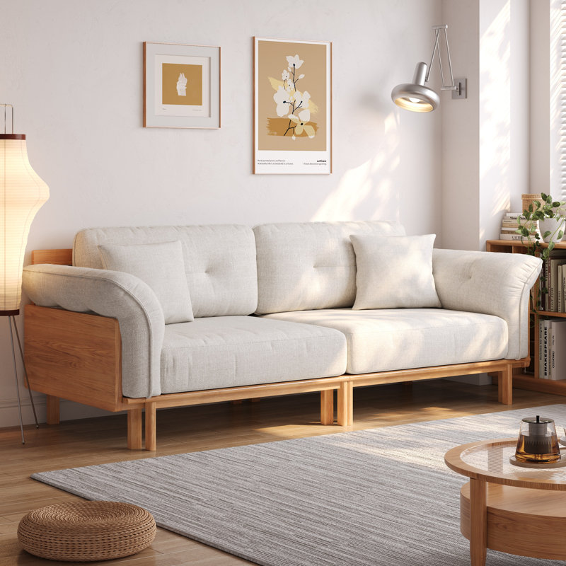  Canapé-lit en velours côtelé vert moderne avec cadre en panneau de fibres à densité moyenne 82,7 po Grimpante, Corduroy