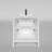 Amandie 30 in. Single Sink Freestanding Bath Vanity in Matte White with White Ceramic Top-744324263