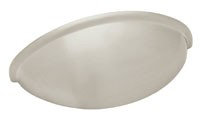 (5 Pack) 2-1/2 inch Cup Pull Brushed Nickel