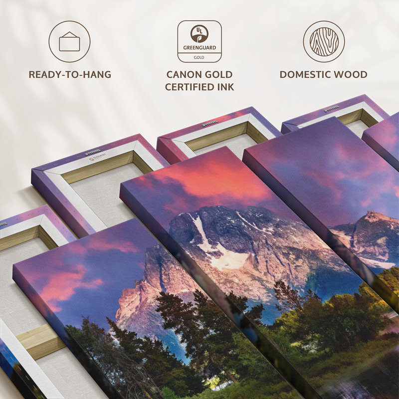 «Grand Teton Daylight Wall Art», H 22 po x l 36 po x P 1,00 po