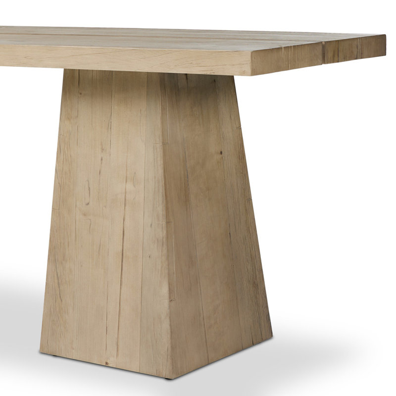 Atlas 94 in. Console Table, Bleached Alder