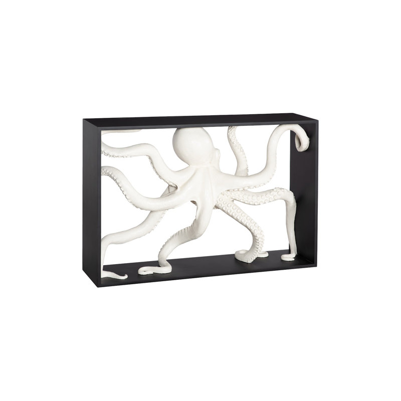 Octo Framed Console Table, Wood Frame