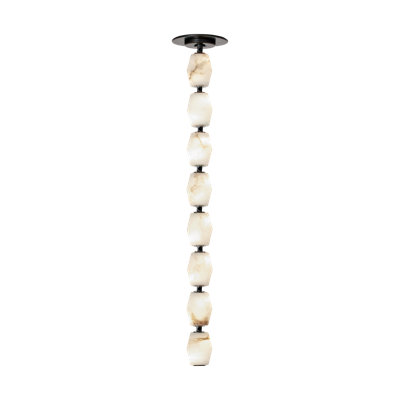 Sean Lavin Collier 24 Pendant in Polished Nickel with Alabaster shade