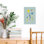 Art contemporain abstrait abstrait coloré