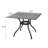 CAYMAN ARCH MESH I 39IN SQ TABLE
