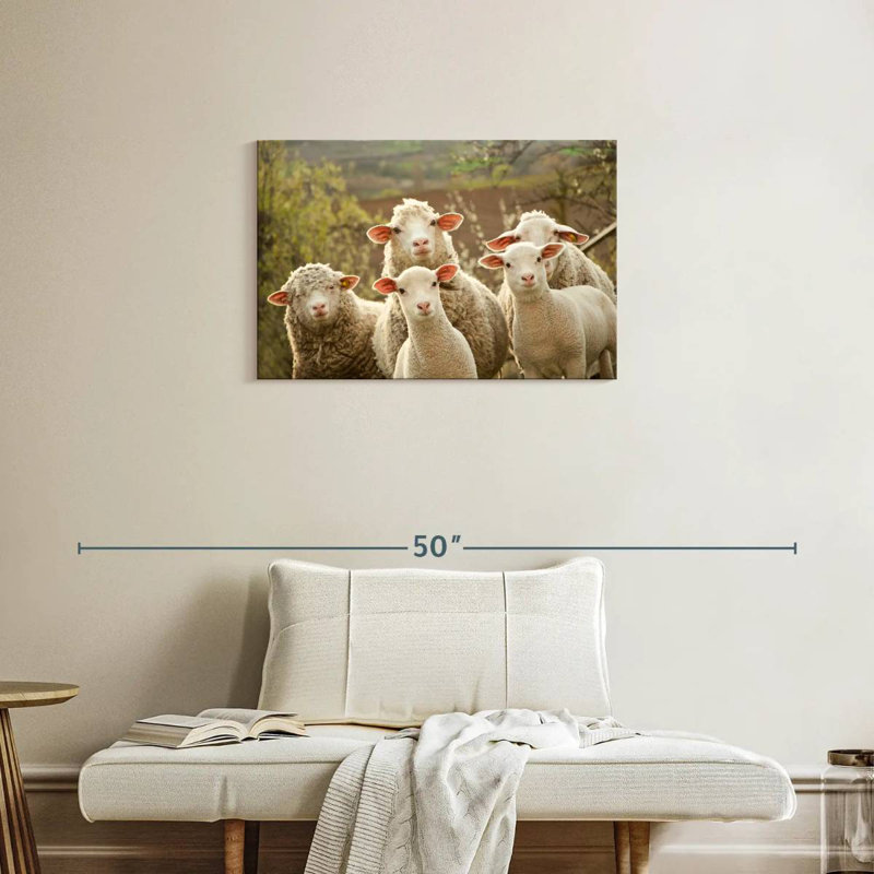 Stunned Sheep, 20" H x 30" W