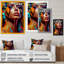 «Vibrant Creative Woman Portrait VII», impression sur toile-244434480-244434485